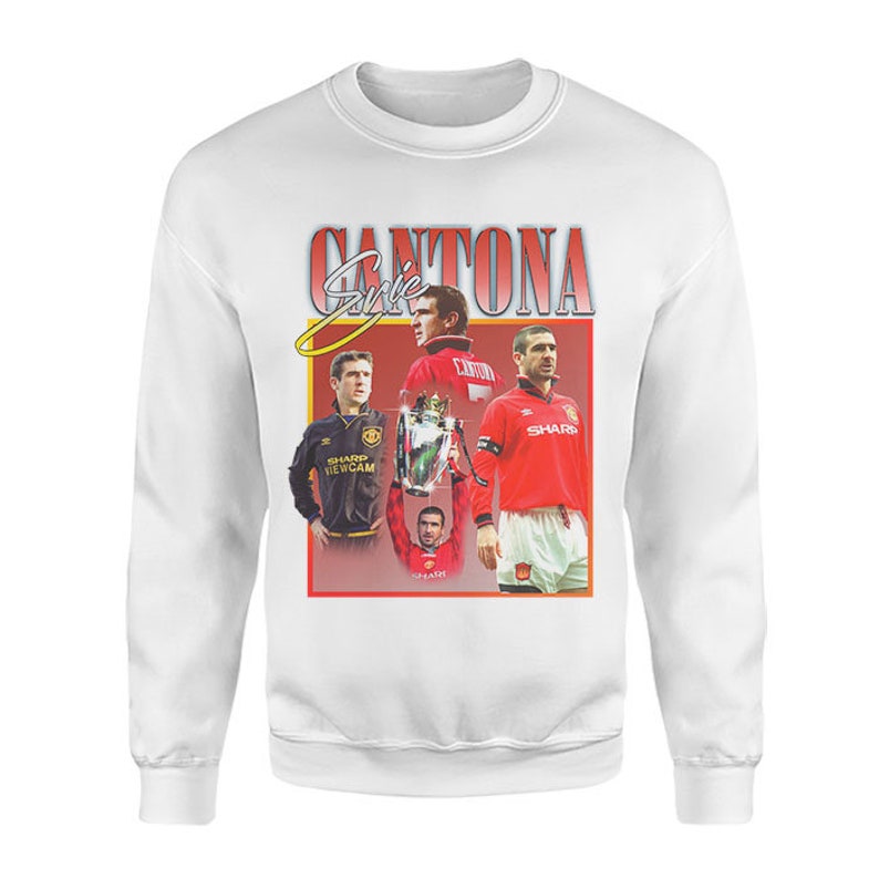 Eric Cantona 1992-93 France Bleu Maillot Rétro Maillot Trikot