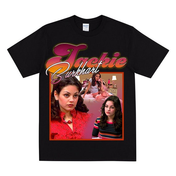 JACKIE BURKHART Homage T shirt 70s Pop Culture Theme Disco Inspired Women s Shirt Mila Ashton Top Jackie Style Looks Inspiration Etsy