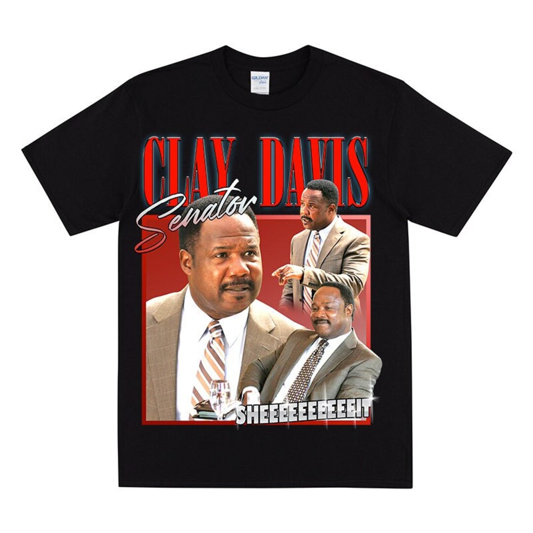 CLAY DAVIS Homage Tshirt, Senator Clay Davis Tshirt, Funny Clay Davis