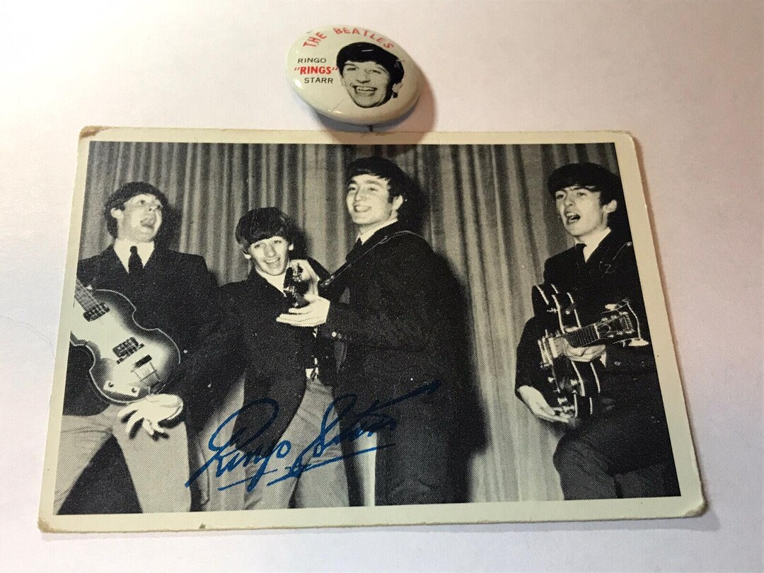 Beatles Button Green Duck