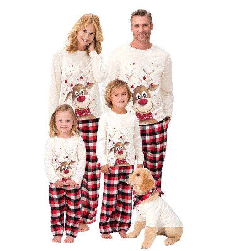 Christmas pajamas family - Etsy España