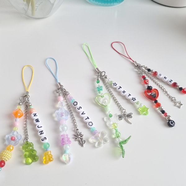 Mini kpop phone charms