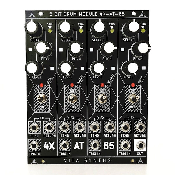 Lo-Fi drum module eurorack - 4X-AT-85