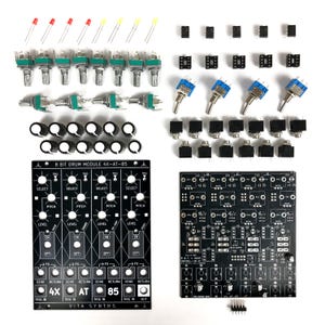 Módulo de batería Lo-Fi eurorack - 4X-AT-85 Kit completo