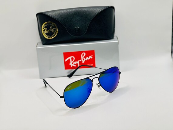 Rayban aviator 3025, Retro sunglasses, Blue, Wedd… - image 6