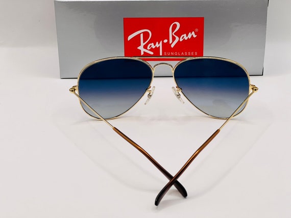 Rayban aviator 3025, Retro sunglasses, Blue, Wedd… - image 3