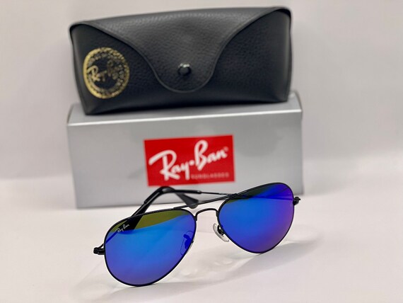 Rayban aviator 3025, Retro sunglasses, Blue, Wedd… - image 4