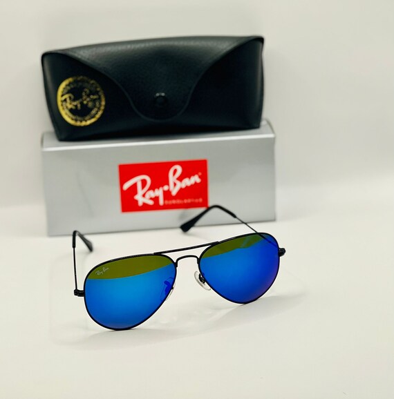 Rayban aviator 3025, Retro sunglasses, Blue, Wedd… - image 8