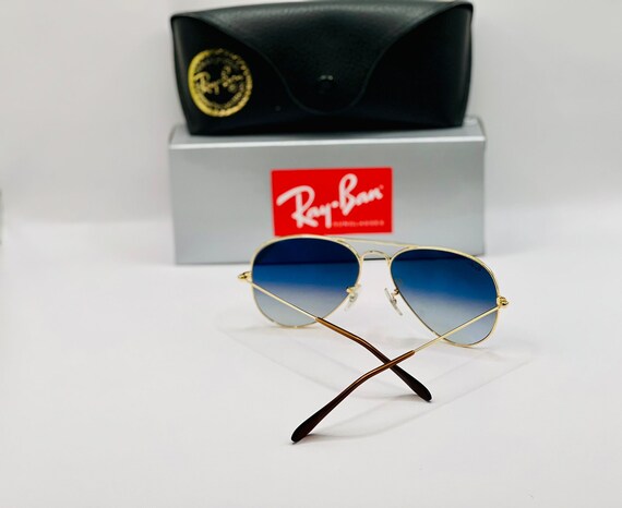 Rayban aviator 3025, Retro sunglasses, Blue, Wedd… - image 2