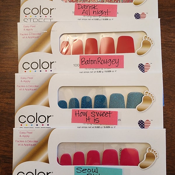 Color Street Nail Strips Etsy