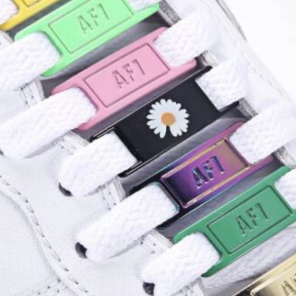 Shoe Buckle Multicolour Custom AF1  Metal Replacement Lace Lock Tag Charm Buckles Christmas Gifts for Her/Him