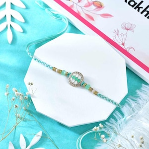Exquisite Handcrafted Rakhi for Brother | Traditional Indian Festival Thread Gift