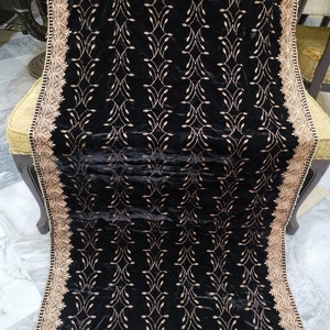 embrioded velvet shawl/bridal shawl/groom shawl/wedding gift