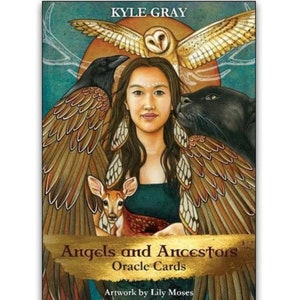 Angels and Ancestor Oracle Cards - Kyle Gray - waarzeggerij, begeleiding, kaartspel van 55 kaarten met gids