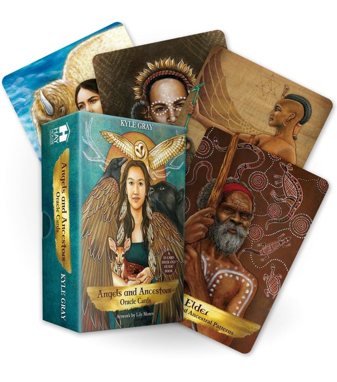 Angels and Ancestor Oracle Cards - Kyle Gray - Divination, Guidance, 55 ...