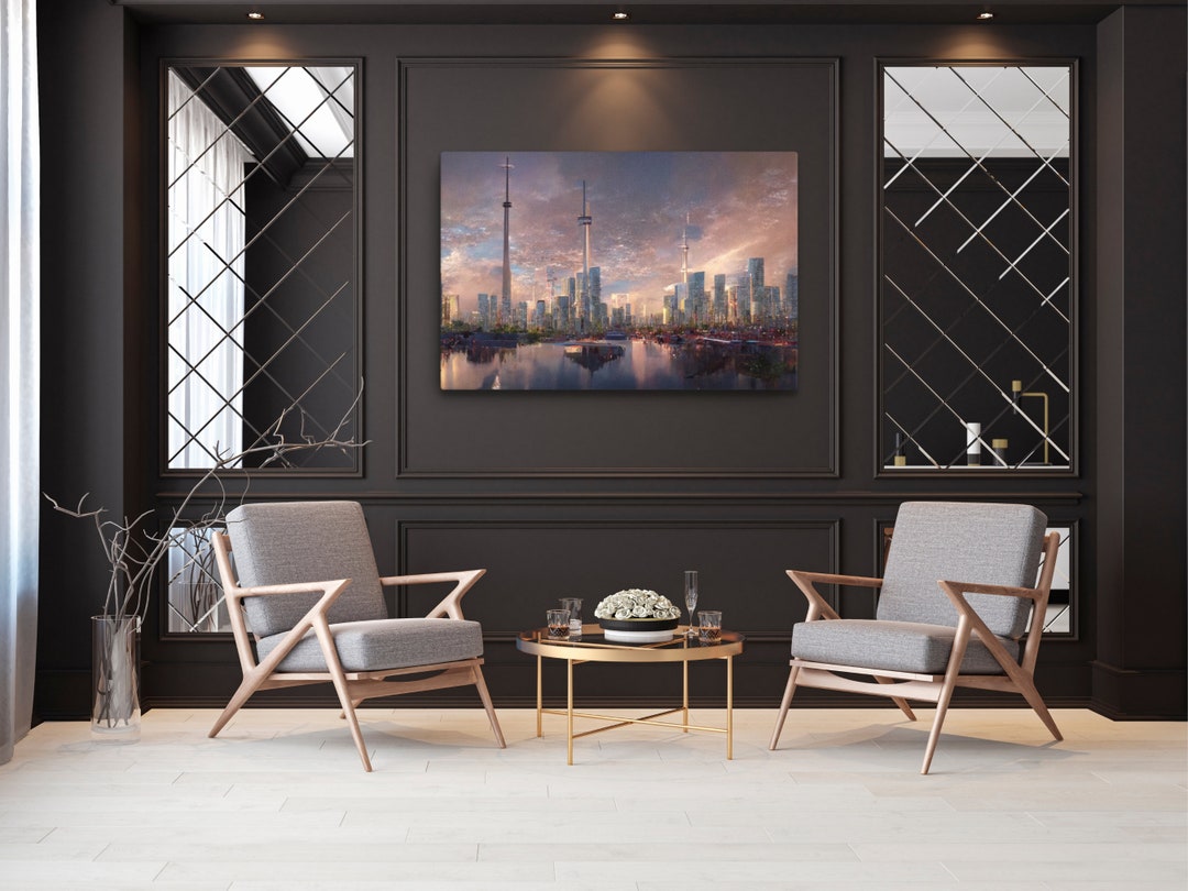 Future of Toronto Wall Art Print Canvas Wall Art Experience Art Home