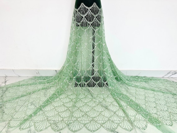 green net material for dresses Ariel