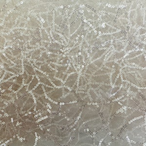 Champagne irregular sequined fabric,for bridal dress, veil,sequined tulle lace fabric by yard