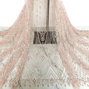 Schwere Perlen Pailletten Spitze Stoff,Pailletten Spitze,Mesh Stoff,Partykleid Stoff,DIY Stoff,Hochzeit Material