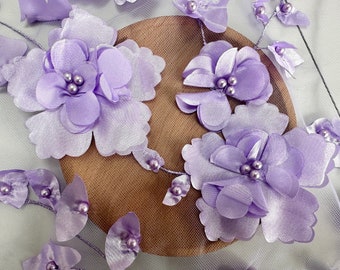 Elegant flowers fabric,bridal embroidery fabric,Party Dress fabric,Costume design fabric,mesh fabric by the yard