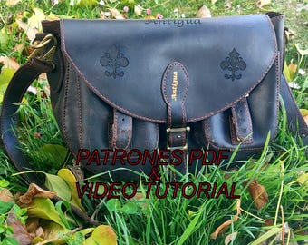 Patrones PDF. Patrones bolso bandolera. Patrones bolso/morral unisex. Bolso/morral unisex