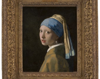 Girl with a Pearl Earring by Johannes Vermeer, High Quality Digital Print.  Immediate Download.  17th Century Masterpiece.