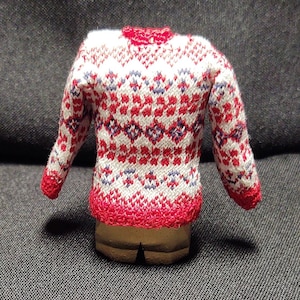 2&quot; Red, White and Blue sweater-miniature sweater