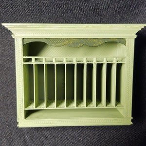 3&quot; Dish cupboard-Dollhouse kitchen dish display cupboard