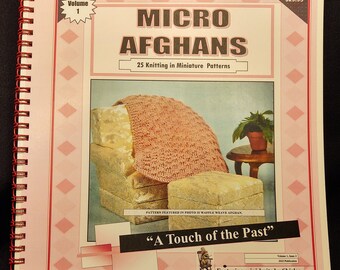 Micro Afghan Patterns-25 knitting in miniature patterns