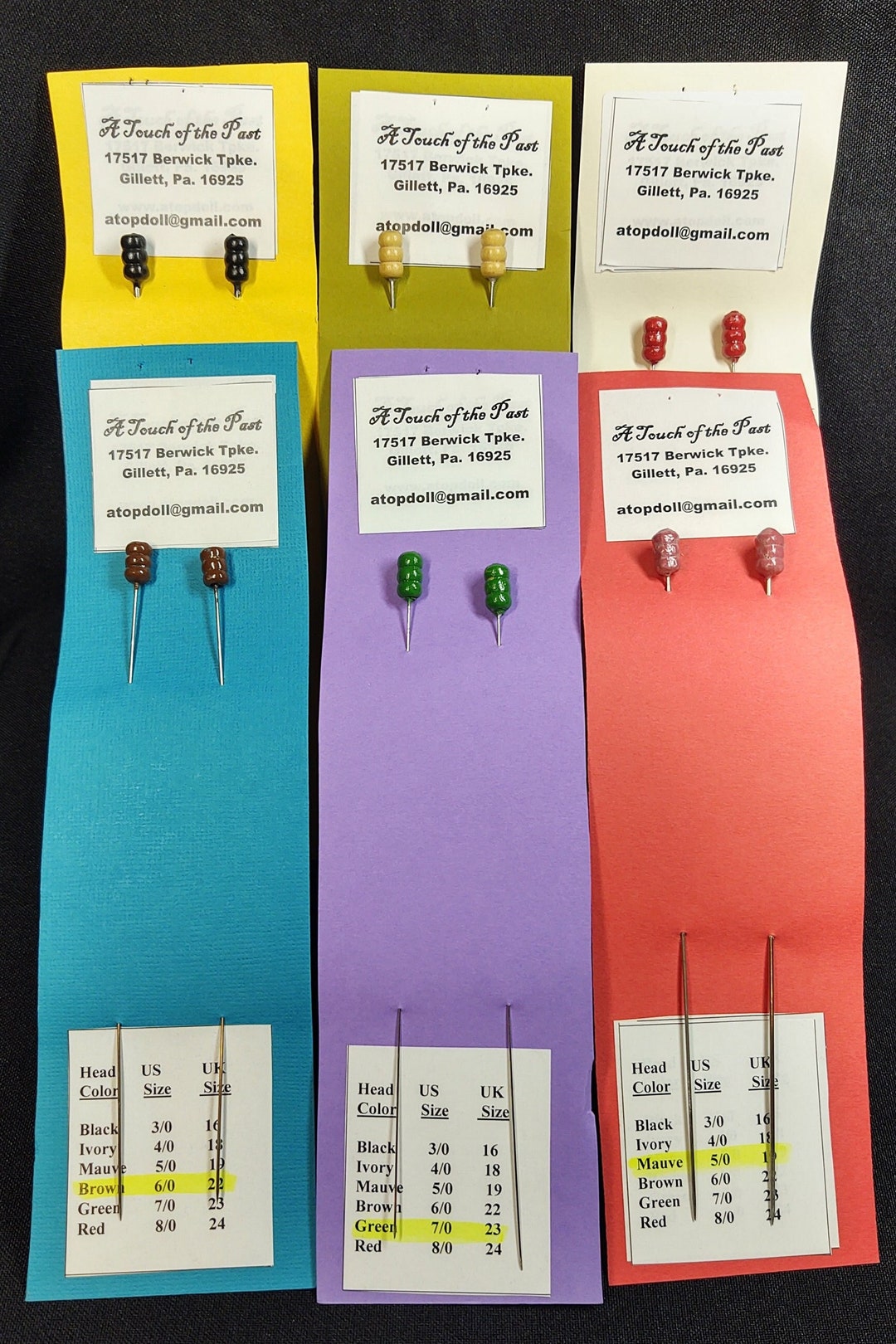 6 Mini Knitting Needlesminiature Knitting Needles Etsy