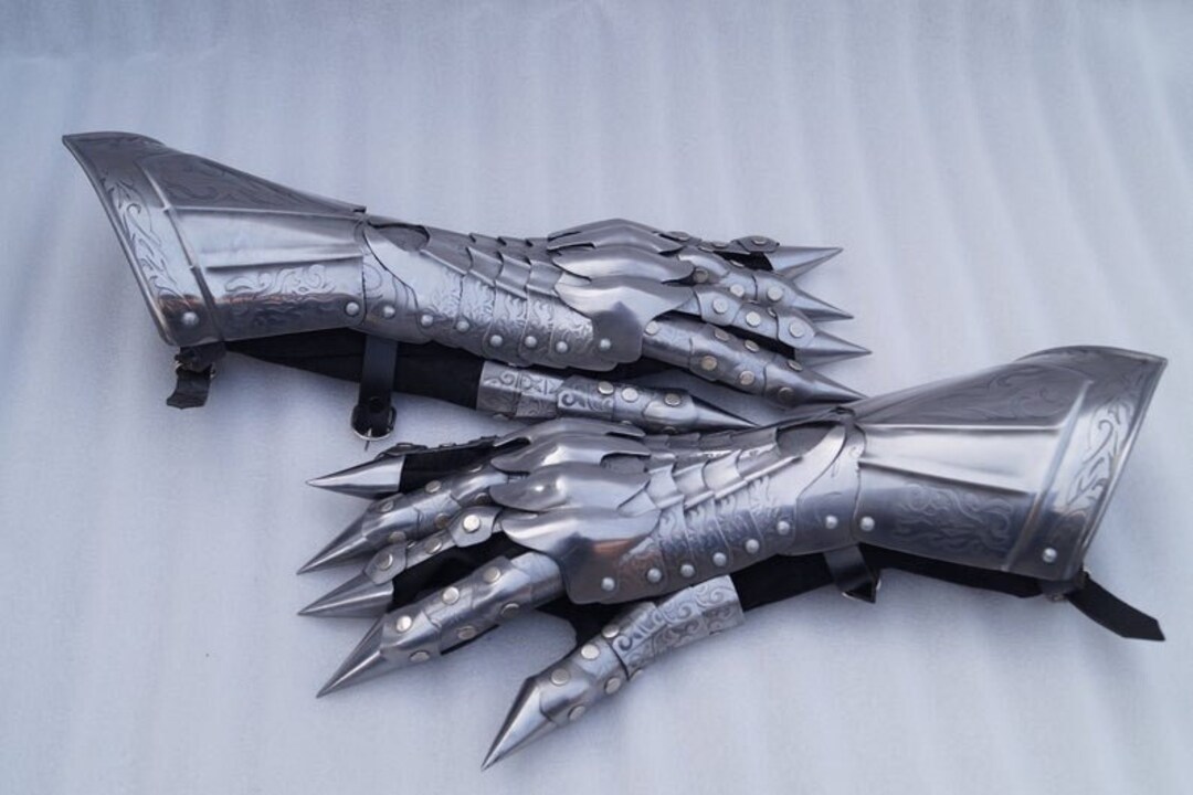 Medieval Sauron Gauntlets Steel Medieval Armor Gloves - Etsy