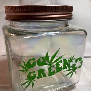 Go Green Stash Jar