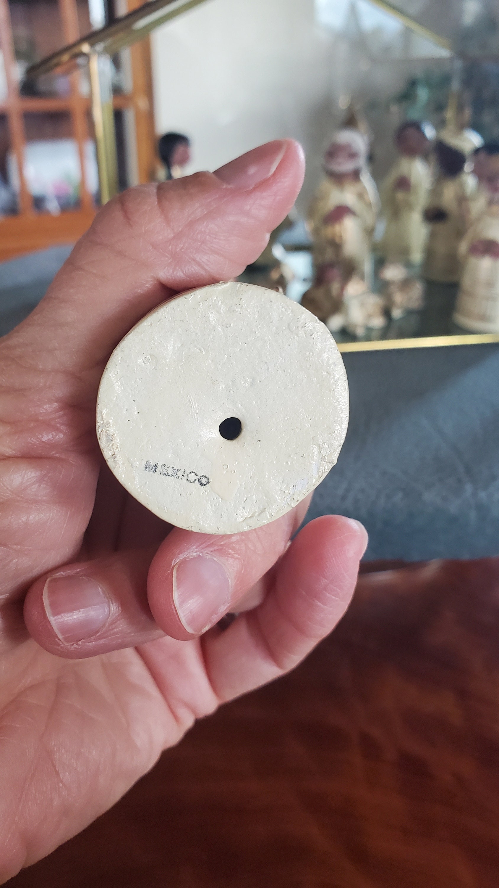 Vintage 16 Piece Handmade Clay Nativity Set Etsy