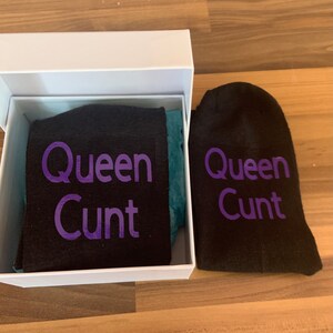 Queen Cunt Socks - Etsy UK