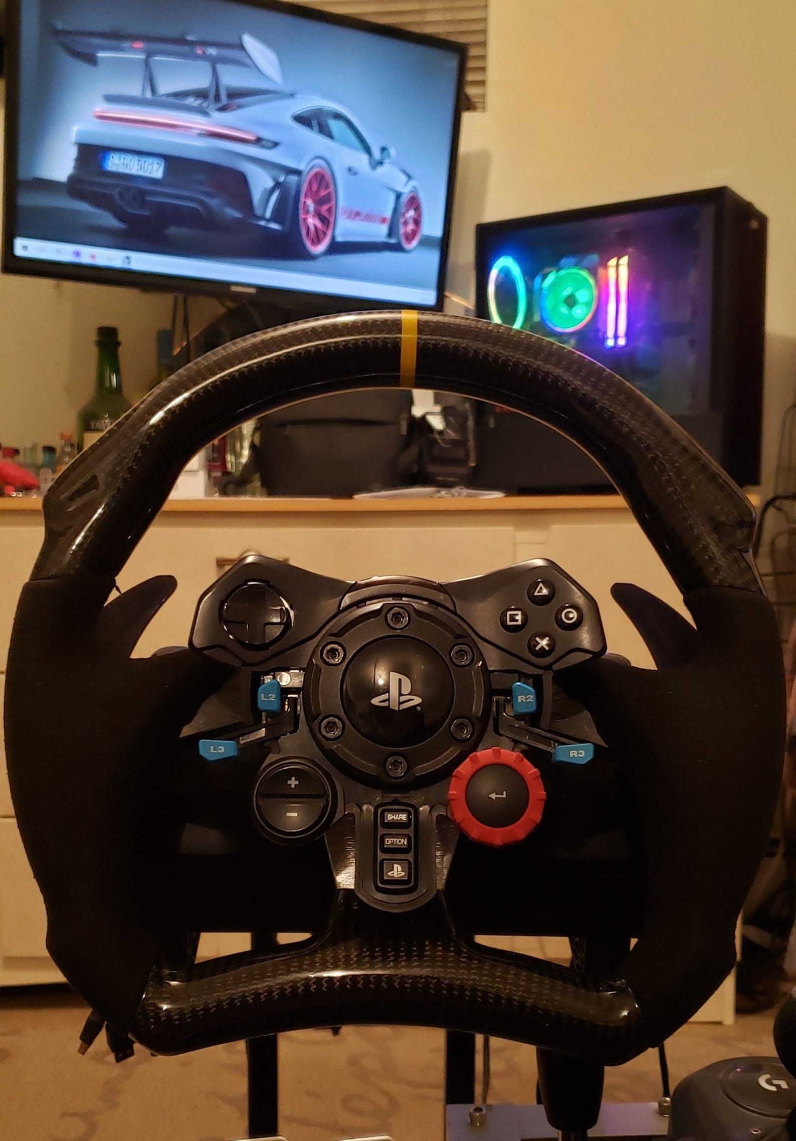Full Size Wheel Adapter Logitech G27 / G29 / G290 / G923 for Flat ...