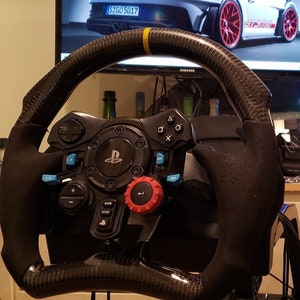 Adaptador de rueda de tamaño completo Logitech G27 / G29 / G290 / G923 para ruedas de carreras planas