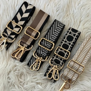 Crossbody purse strap - game day purse strap - guitar strap - bag strap - Mothers day