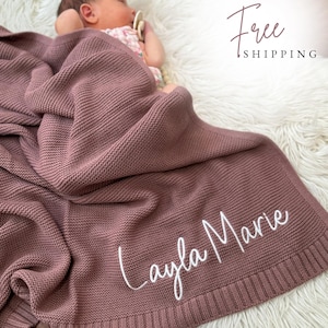 Baby Blanket gift| Monogrammed Newborn Baby Gift| Stroller Blanket | Newborn Gift | Custom Baby Blanket FAST FREE SHIPPING!