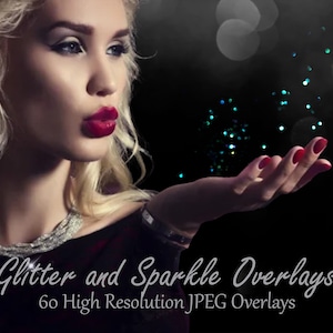 Glitter Overlays, Blowing Glitter Overlays, Sparkle Overlays, Sparkle Background, Photoshop Overlay, Digital Download