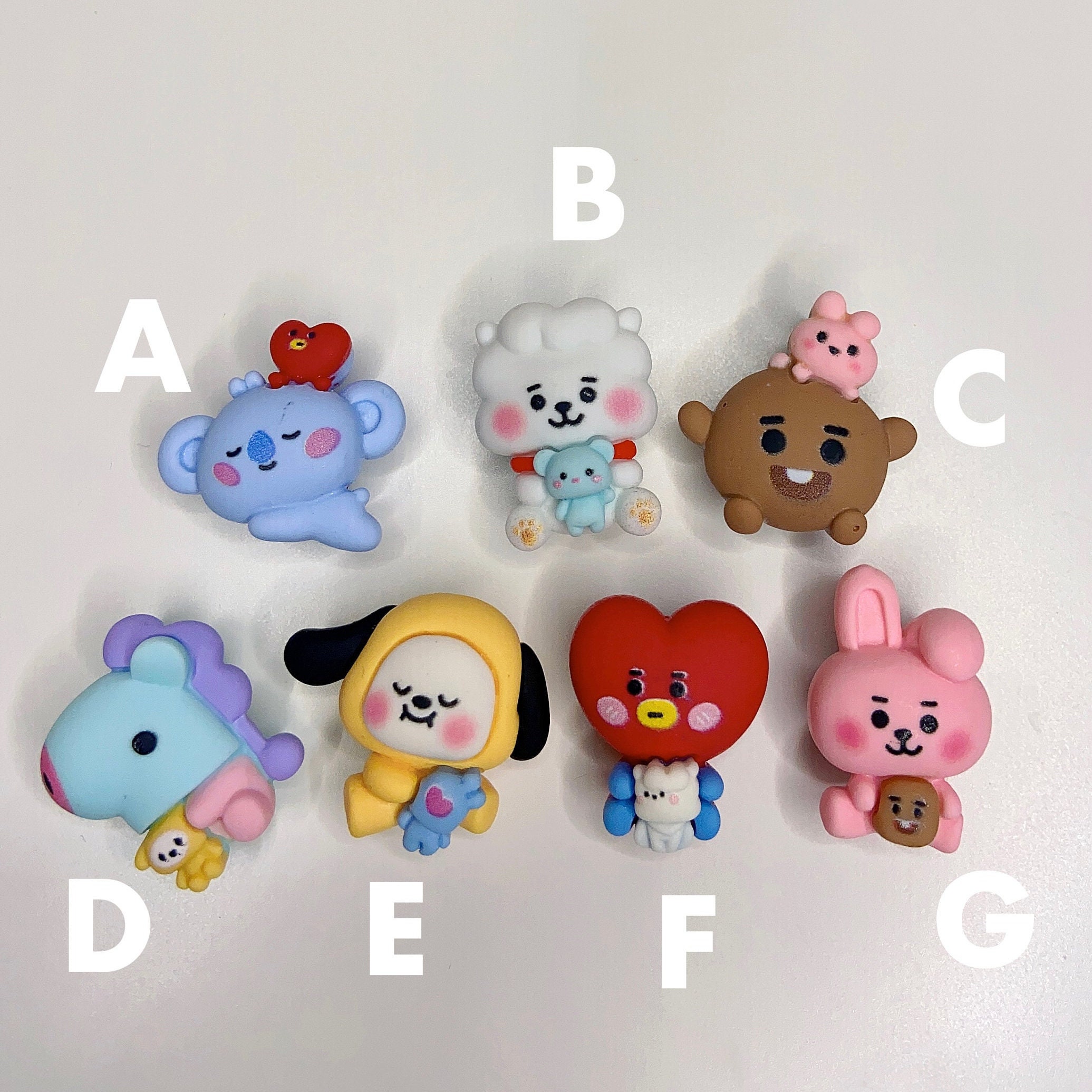 Cute BTS Line Friends Crocs Charms Jibbitz Shoes Etsy