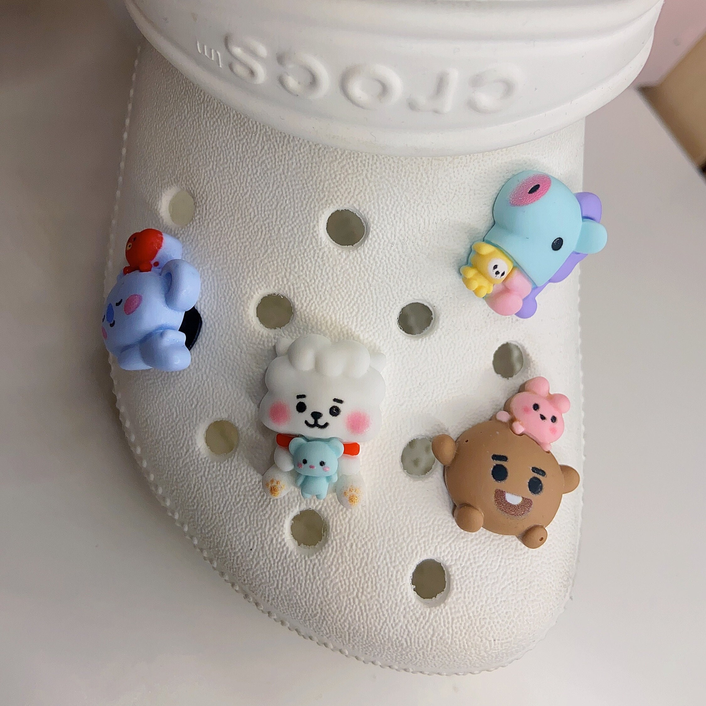 Cute BTS Line Friends Crocs Charms Jibbitz Shoes Etsy