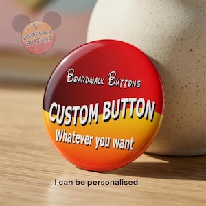 Aangepaste Disney-knop | Gepersonaliseerde Disney-badge | Creëer je eigen Disney-pin | Disney-reisbadge | Verjaardagsknop Magic Kingdom