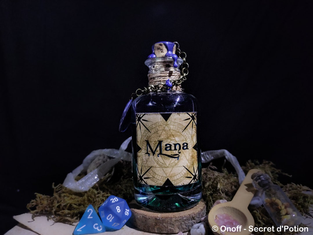 Mana Potion Regeneration Potion Medieval RPG Apothecary Etsy