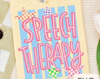 Speech therapy png, SLP png design, preppy teacher graphic, back to school png,  first day of school png, Trendy teacher png, sublimation