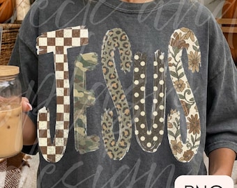 Fall jesus PNG, Trendy Christian png, autumn Faith png, Floral Trendy fall design, Girly png, sublimation design