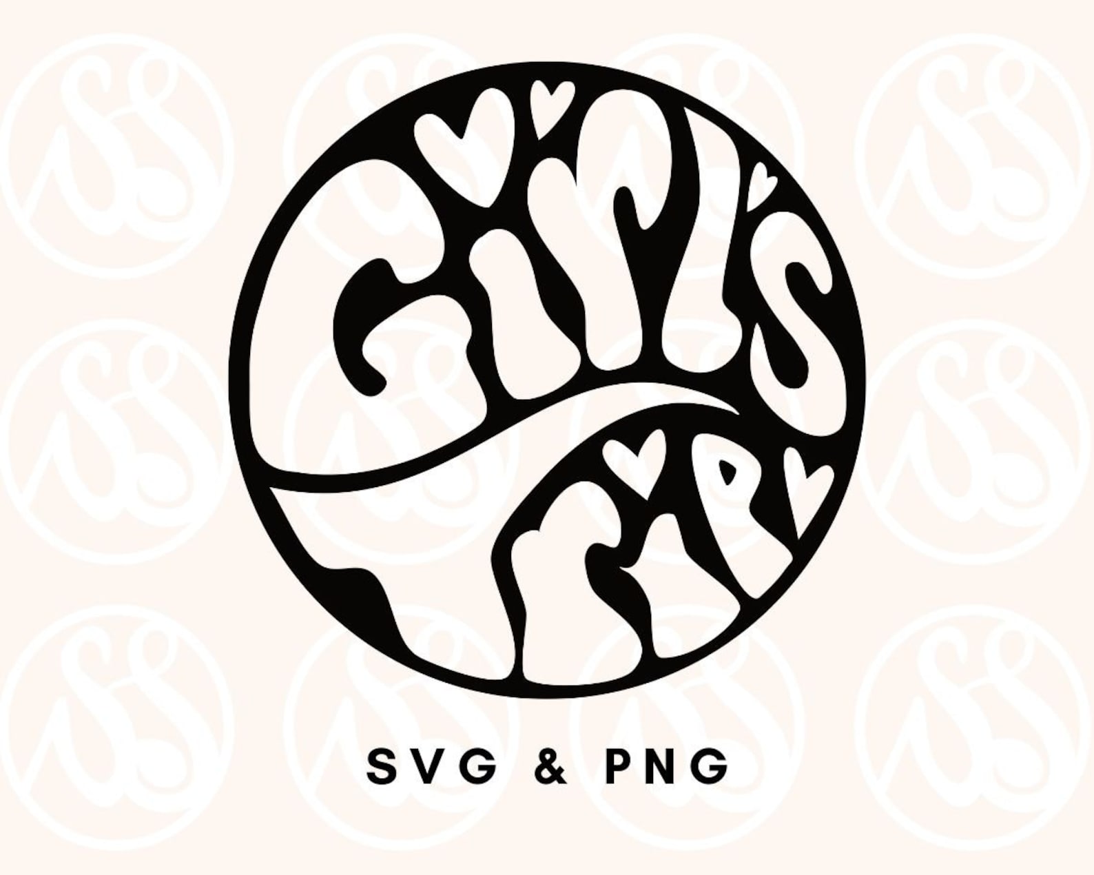 Girls Trip Svg,cut File for Cricut, Round Girls Trip Svg for Shirts