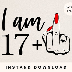 18. Geburtstag svg Design, 18. Geburtstag Shirt png, Mittelfinger svg, Geburtstag Königin svg, es ist mein Geburtstag svg 18th, 18th digital download