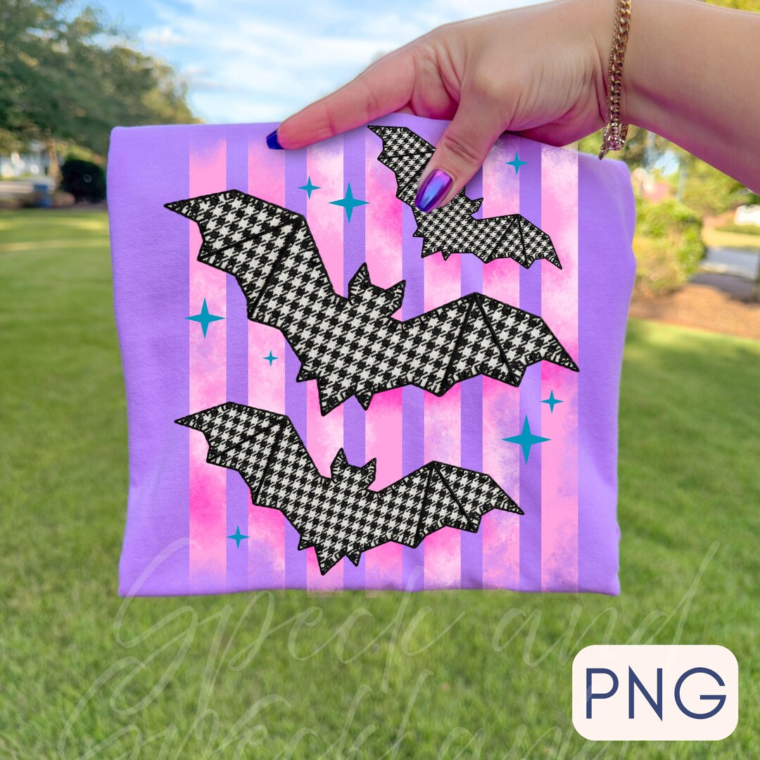 Patchwork Bats Png, Checkered Png, Preppy Striped Png, Trendy Png ...