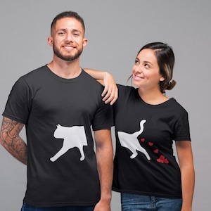 Funny Couples Shirt For Car Lover, Cat Lover Matching Tee, Honeymoon Couples Shirts, Matching Shirts, Girlfriend gift, Boyfriend gift