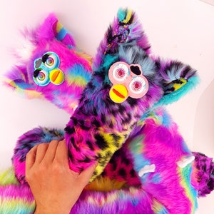 Rainbow furby Etsy Espa a